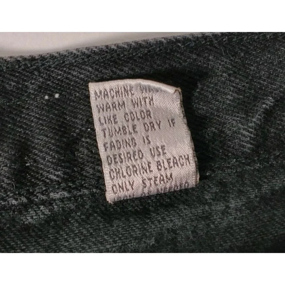 Cristina Vintage 80's High Waist Black Mom Jeans Size 7 (24x30) - Picture 5 of 5